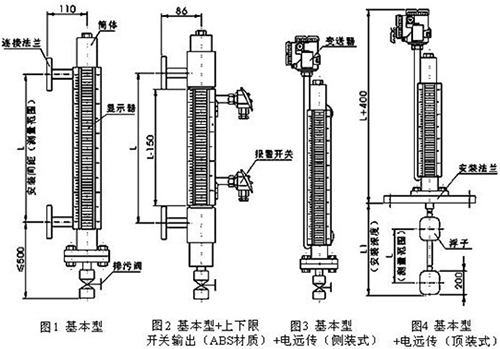 雙氧水液位計結構特點圖