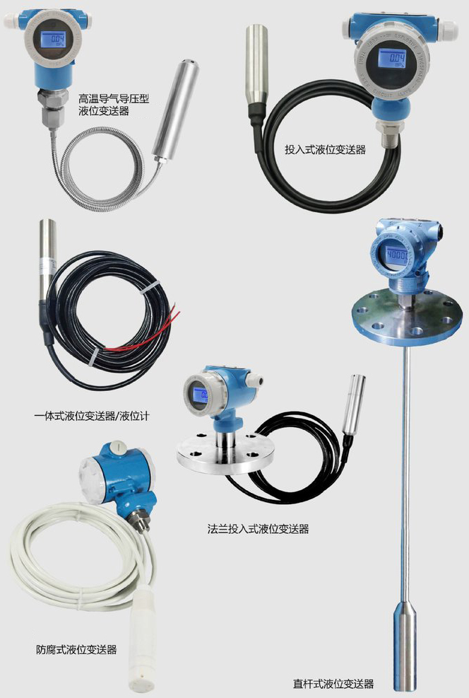 靜壓式差壓變送器產品分類圖