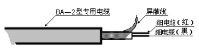 防爆超聲波液位計電纜線說明圖