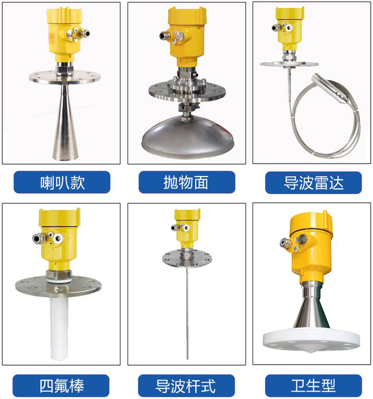 工業(yè)用雷達(dá)液位計(jì)產(chǎn)品分類圖