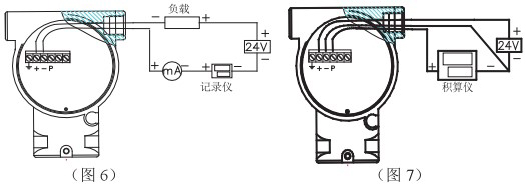 靶式液體流量計(jì)接線圖